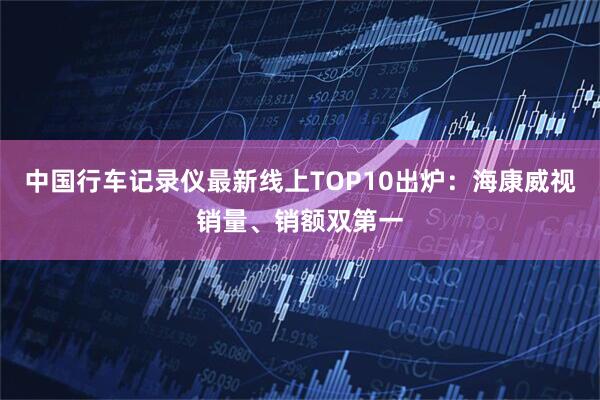 中国行车记录仪最新线上TOP10出炉：海康威视销量、销额双第一